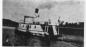 R.M.O. Galatea steamboat leaving Beaudro's Landing.