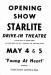 Starlite Drive-In Ad 1955