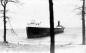 Great Storm -- grounded ship on Lake Huron