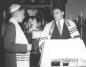 Sammy Mallin and Rabbi Lieberman during Bar Mitzvah