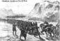Colonial Troops Marching over Nipigon Bay, Lake Superior