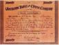 Vinemount Butter and Cheese Company stock certificate