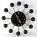 One of several  "ball and stick" electric wall clock models, Snider Clock Mfg Co.