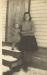 Elizabeth Young and her niece Sandra in front of her first house in Plum Point.