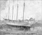 The schooner, Carrie Douglas, built for Capt. Maurice Peters, Westport c. 1880 in Bangor , Maine