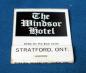 A matchbook from the Windsor Hotel