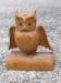 Owl carved by Dave Trimble from Butternut
