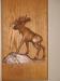 Moose Plaque carved by Dave Trimble
