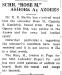 Newspaper Article regarding shipwreck of the schooner, Rose M