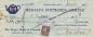 Medalta pay cheque, 1931