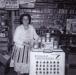 Edna Mitchell at work inside the Hosking General Store