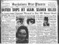 Saskatoon Star Phoenix headlines June 27, 1938