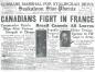 Star Phoenix Dieppe raid headlines August 19, 1942.