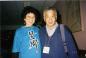 Aya Higashi with former New Canadian staffer Frank Moritsugu at Homecoming Show.
