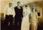 Gerald FitzGerald and Ellen (Nellie) Symmonds wedding with her parents Bill and Alice Symmonds.