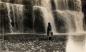 Margaret Logan standing in front of Tsusiat falls