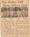 Newpaper clipping about radar veteran John N. Given and his brothers