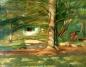 Peinture de Charles Gill intitule "L'arbre"