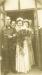 Joan Coe and Husband wed in North London at St. Melitus Church