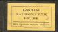 Gasoline Ration Book WWII